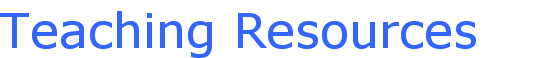 Teaching Resources heading text